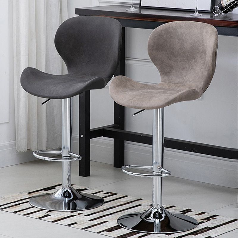 Nordic Indoor Barhocker, Metall, verstellbar, drehbar, hoher Hocker mit Polsterung
