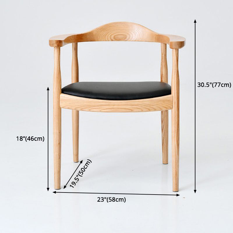Chaise de salle à manger moderne de 20 pouces de large, avec 4 pieds en bois, pour usage domestique