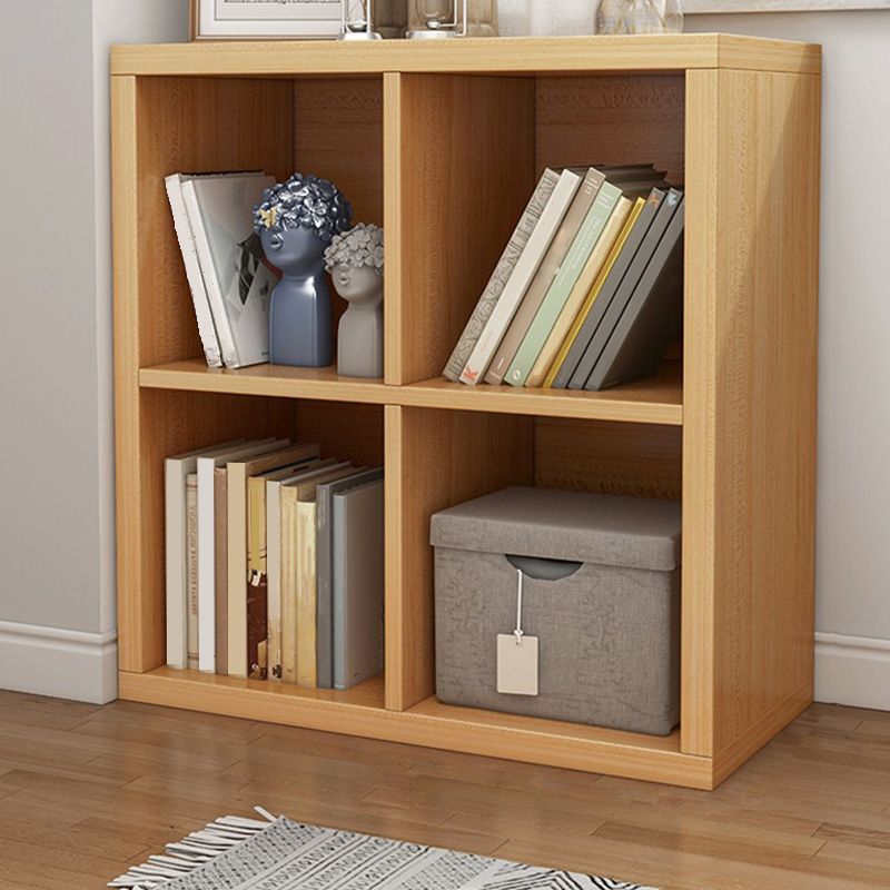 11.8" H Contemporary Style Cube Bookshelf Solid Wood Bookcase for Home