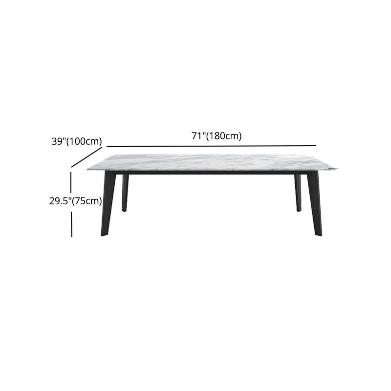 Contemporary 1/2/4/5/6 Pieces Dining Set Marble Dining Room Set for Home Use