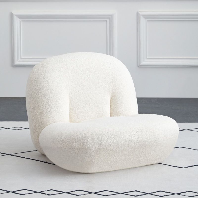 Wool Armless Chair 31.49" L x 27.55" W x 26.77" H Armless Chair for Living Room