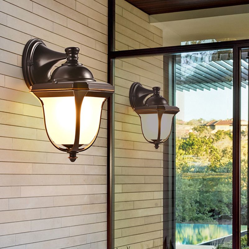 Modern Geometric Wall Lamps Metal 1 Light Wall Light Fixtures