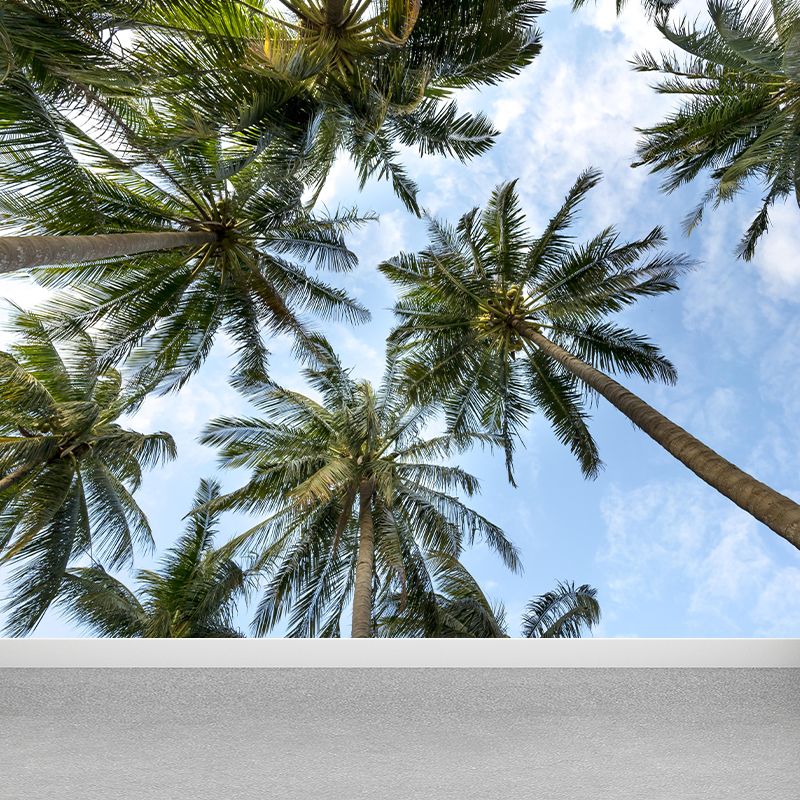 Tropical Palm Trees Customized Modern Decorating Wall Art Living Room Wall Covering