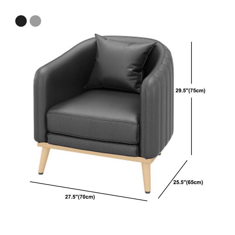 25.59" W x 29.52" H Sloped Arm Sofa Contemporary Standard Sofa with Tight Back