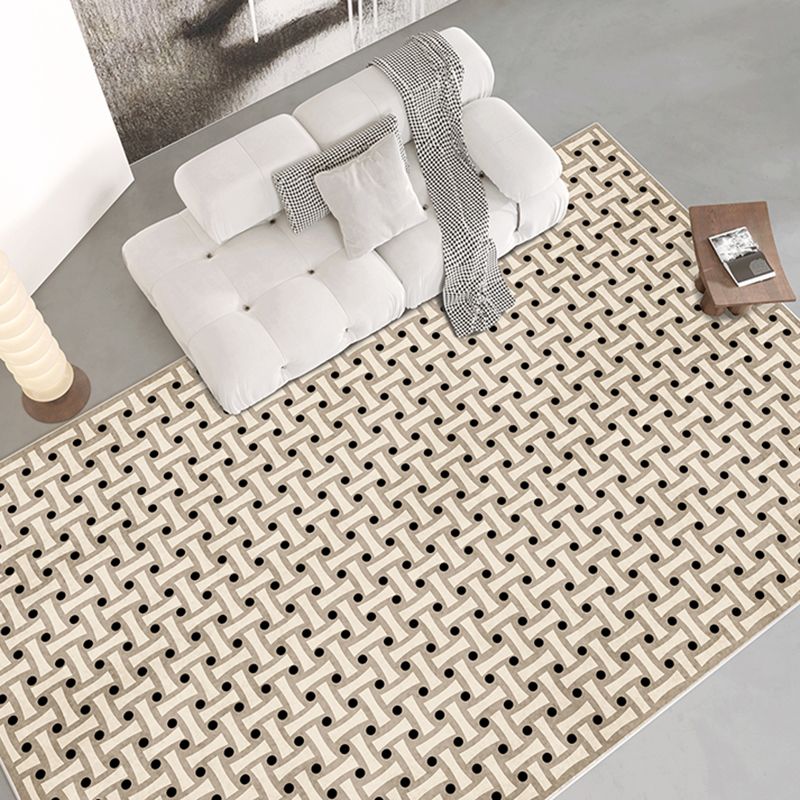 Meerkleurig casual binnentapijt, polyester splitsend printtapijt, antislip binnentapijt voor woondecoratie