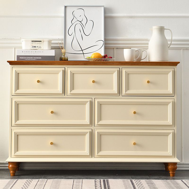Contemporary 13.7" Wide Storage Chest 6 Soft-Close Drawers Chest