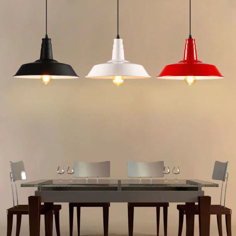 Metal Hanging Ceiling Light Industrial-Style Pendant Lighting Fixture