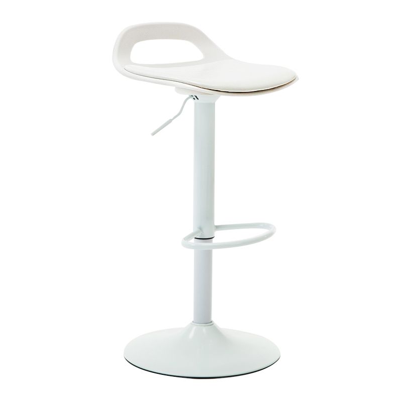 Industrial Style Bar Chair with Swivel Adjustable Height Metal Leg for Counter Bar