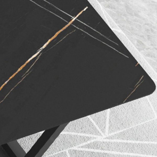 Modern 1/5 Pieces Dining Set Rectangle Stone Dining Table Set for Living Room