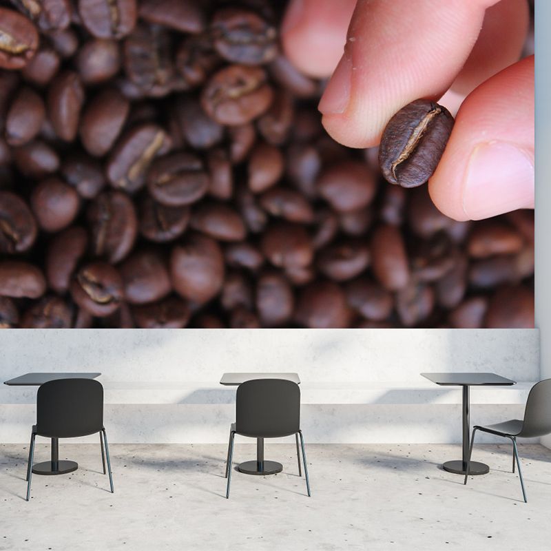 Coffee Beans Mural Wallpaper Coffee Shop Wall Decor, Moisture Resistant