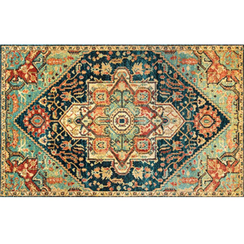 Tapis intérieur à fleur perse