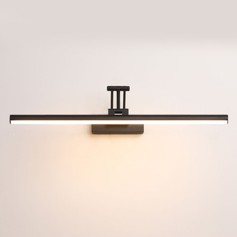 Modern Simple Metal Vanity Light Cylinder Shape Scalable Vanity Lamp for Shower Room