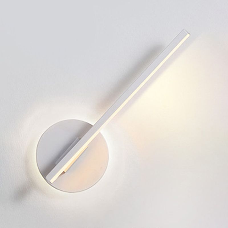 Iluminación de pared de forma de tira lámpara de aplastamiento de metal de estilo moderno 1 para sala de estar