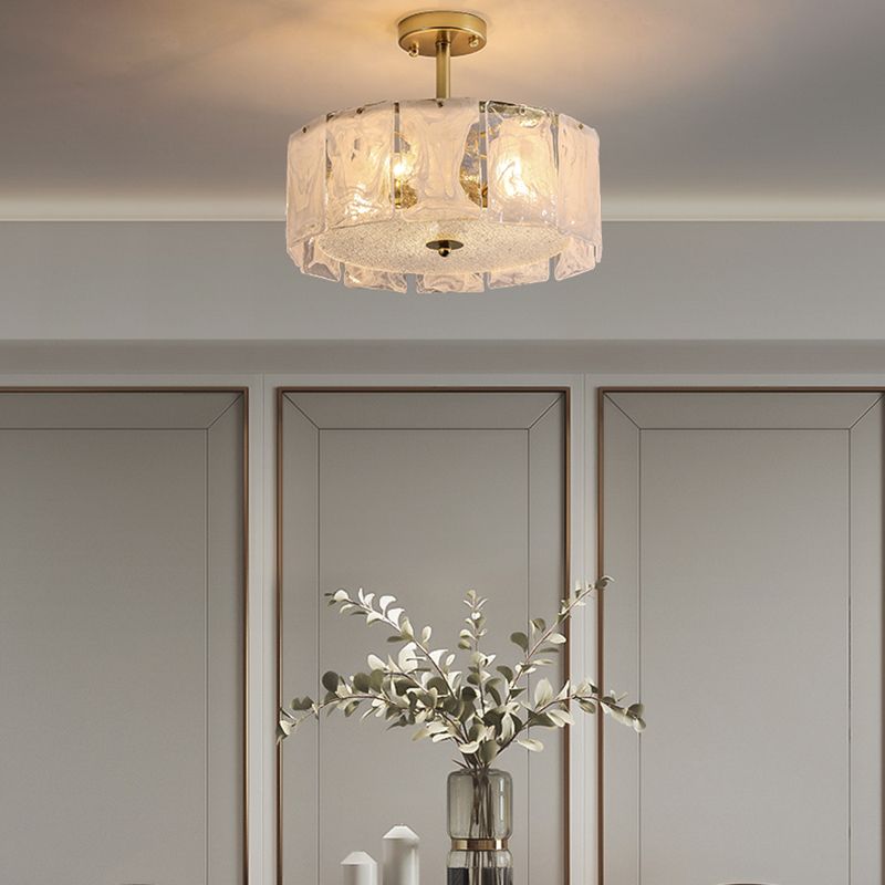 Multi -Licht zylindrische Deckenleuchte moderne Glasdecke Beleuchtung für Wohnzimmer
