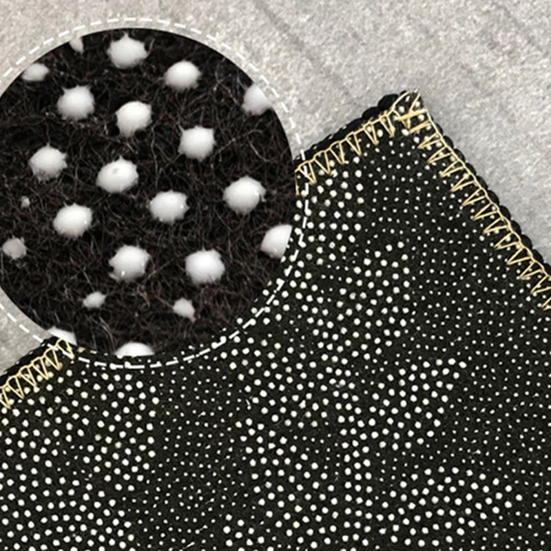 Light Grey Modern Rug Blending Graphic Industrial Rug Non-Slip Backing Rug for Home Decor