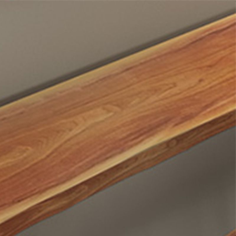 Industrial Solid Wood Bar Table Set 1/2/4/7 Pieces Counter Table with Backless Stools