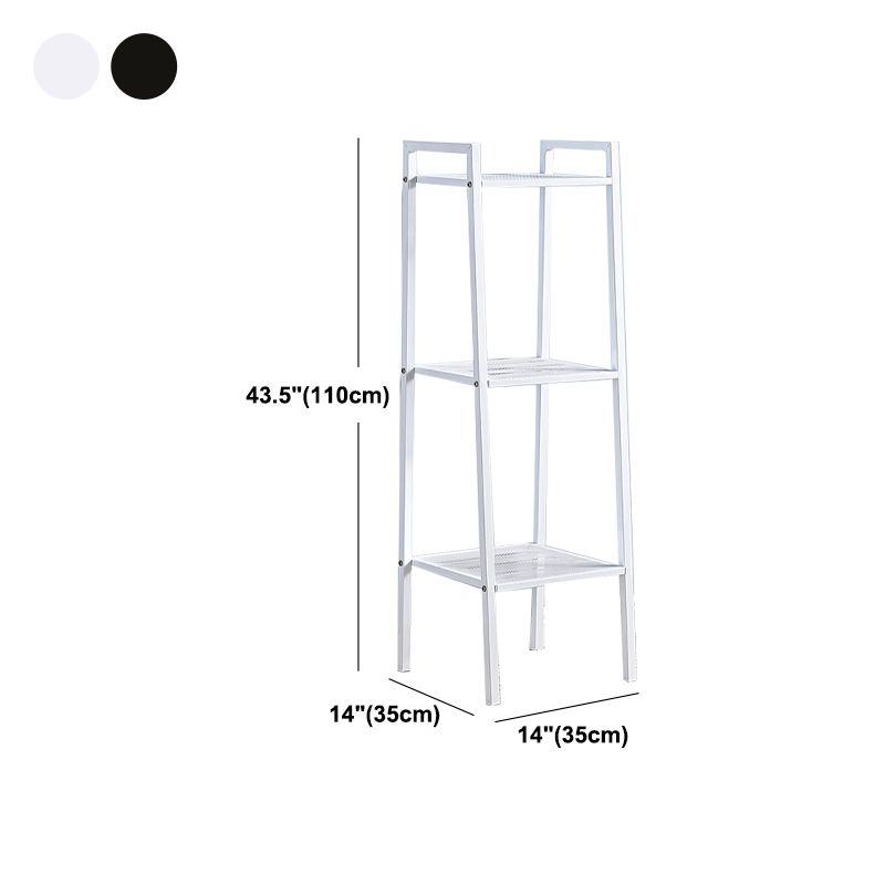 3/4-Shelf Contemporary vertikaler Leiter Bücherregal Stahl offenes Bücherregal für Zuhause