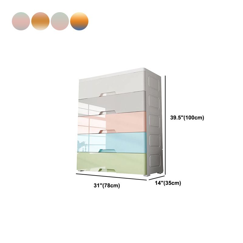 Contemporary Cabinet With Drawer Plastic Storage Cabinet for Home