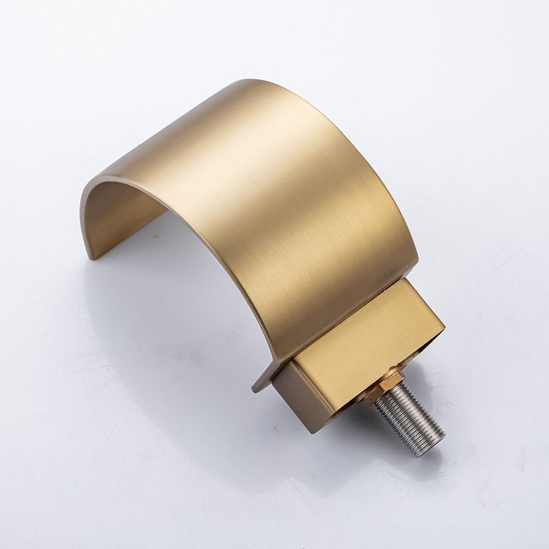 Light Luxury Basin Faucet Waterfall Spout Bathroom Faucet Knob Handle Sink Faucet