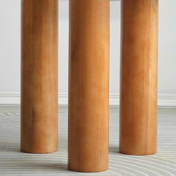 Solid Wood Dining Set 1/2/3/4 Pcs Round Dining Table with Windsor Chairs