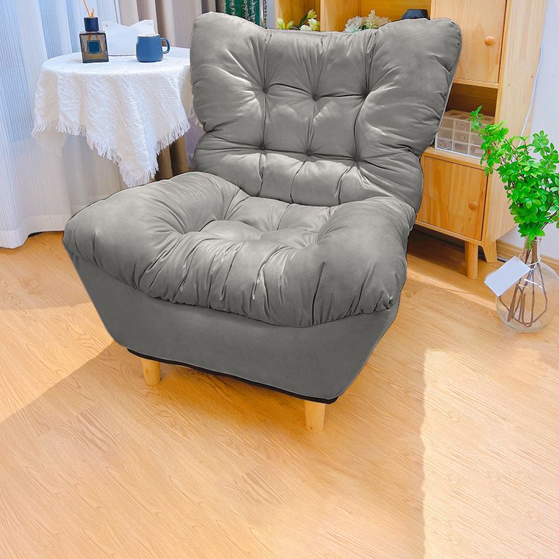 Scandinavian Upholstery Recliner Chair Solid Color Standard Recliner