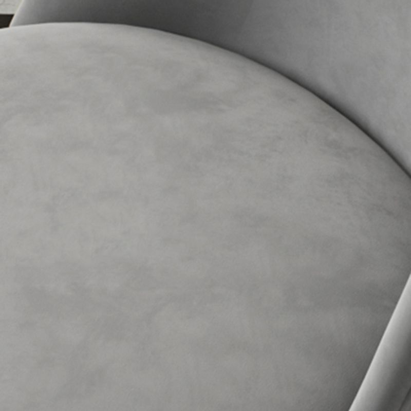 Armless Dining Chairs Glam Style Velvet Side Chairs for Dining Room