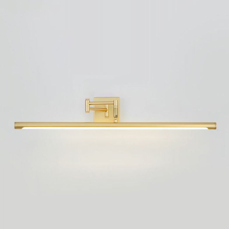 Modern Tube Vanity Lighting Fixtures Crystal 1 Light Vanity Wall Sconce