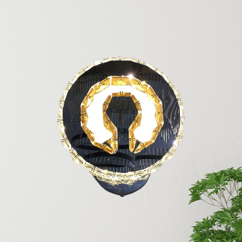 LED AUREOL MUR MURD lampe minimaliste Chrome Finish