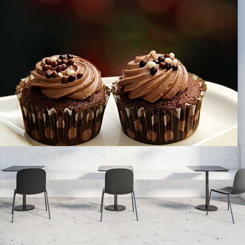 Cake Dessert Wall Decal Decor for Dining Room Kitchen Dessert Shop Stain Resistant