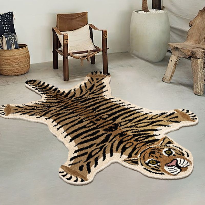 Nieuwe luipaard Gedrukt Trug Polyester binnen Tapijt Non-slip ruggebied Tapijt voor woonkamer