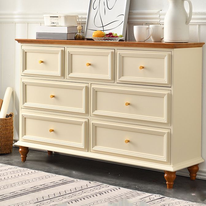 Contemporary 13.7" Wide Storage Chest 6 Soft-Close Drawers Chest