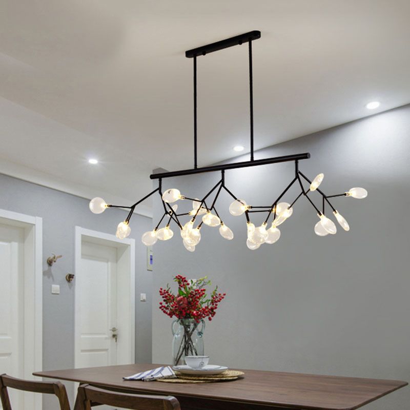 Modern Firefly Island Pendant Lighting Metal Multiple-Light Island Lighting
