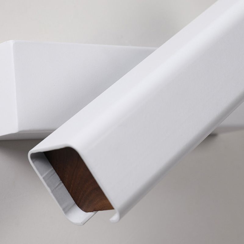 Rotatable Metal & Wood Wall Light 1 - Light LED Wall Sconce in Black / White