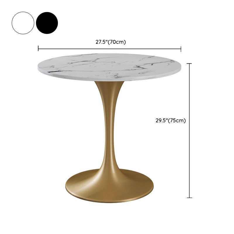 Glam Dinette Set for Dining Room 1/4/5 Pieces Polished Finish Dining Table Set