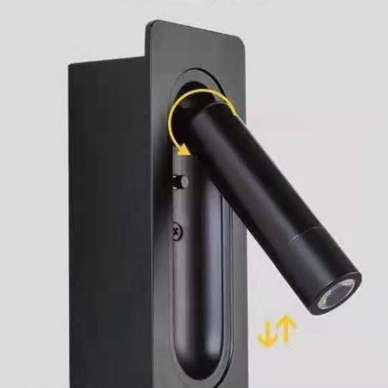 Modern Minimalist Style Lettura Lampada da parete Metal 1 Luce Light Reading Wall Light per camera da letto