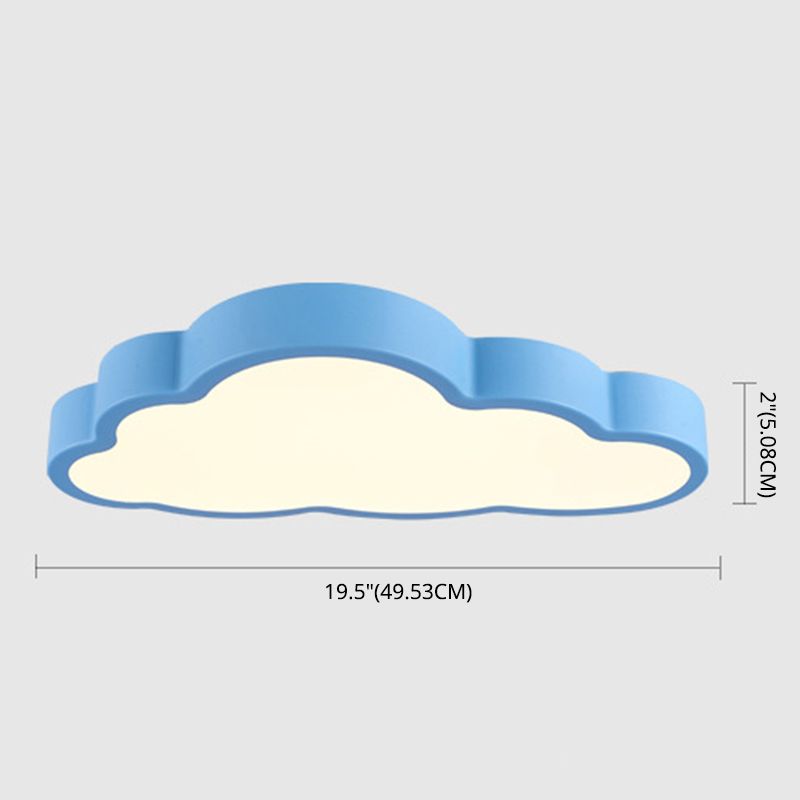 Luz de techo empotrada moderna LED de acrílico con luz de techo empotrada para dormitorio en la nube