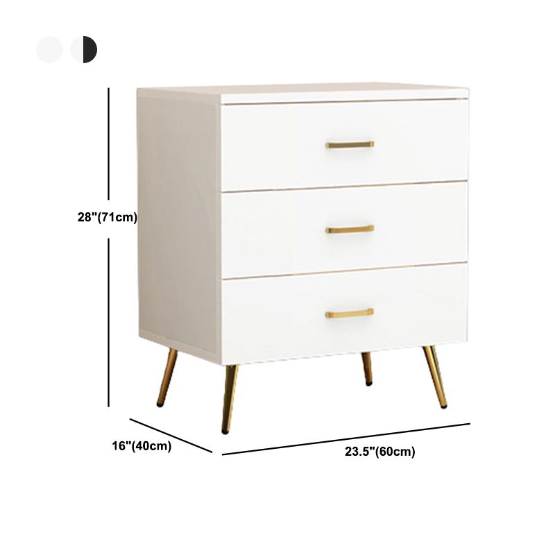 15.75" Wide Wood Accent Chest with Soft Close Drawers Scratch Resistant Chest