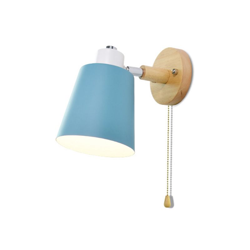 Moderno macaron moderno macaron geometrico di sconde da parete in metallo 1 flione leggero