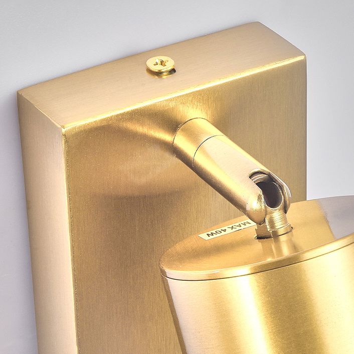 Modern Pivoting Wall Sconce Cylinder Reading Wall Light for Bedroom