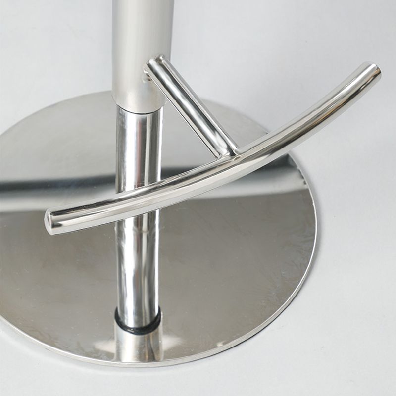 Adjustable Leather Bar Stool Low Back Counter Stool for Bristol with Swivel