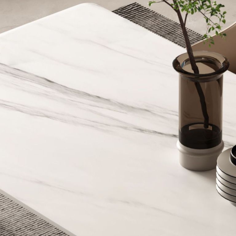 Luxury Sintered Stone Top Dining Set 1/4/5/7 Pieces Rectangle Dining Table with Chairs