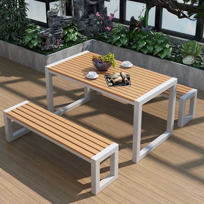 Modern Style 1/3 Pcs Dining Set Wood Rectangular Dining Table Set