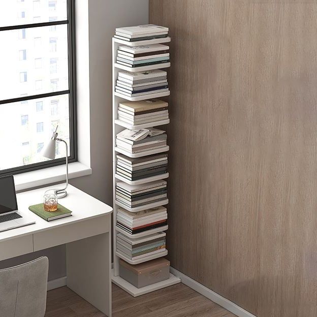 13" Wide Contemporary Shelf Closed Back Shelves Included Bookcase