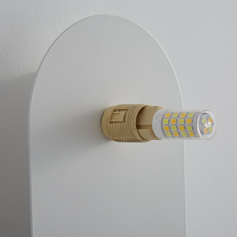 1-Light Modernism Wall Mounted Sconce Glass Wall Light for Foyer