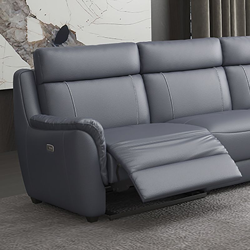 Faux Leather  Recliner Sofa 39.3"W Pillow Top Arm with Sewn Pillow Back
