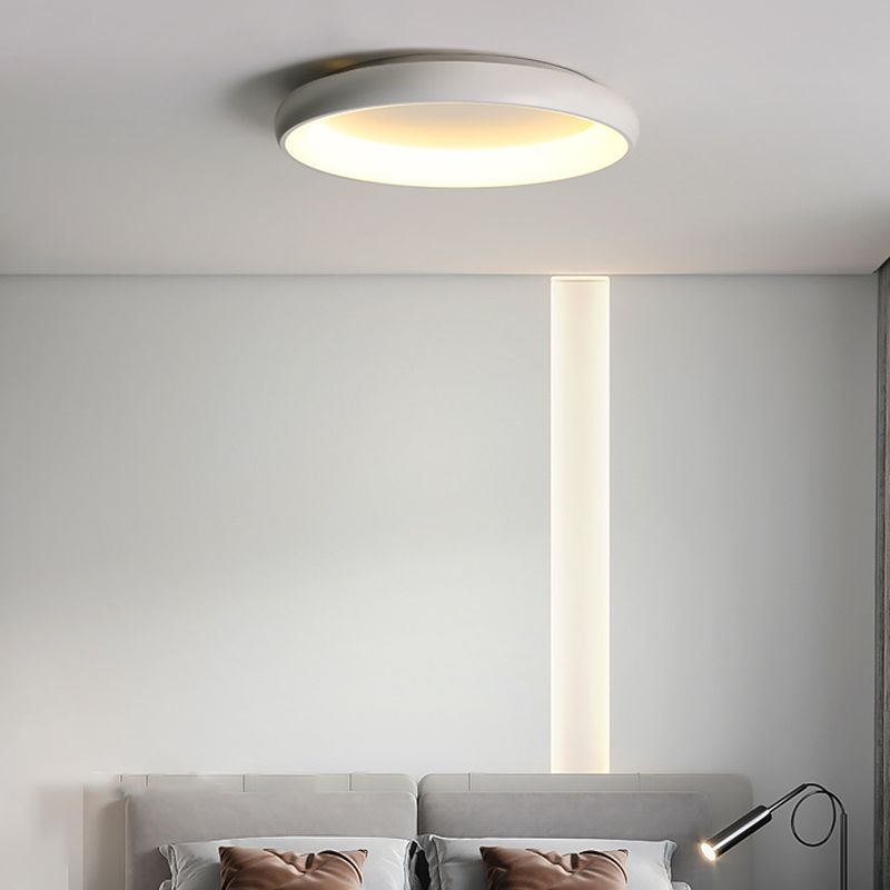 White Flush Mount Lighting LED Contemporary Ceiling Light for Home