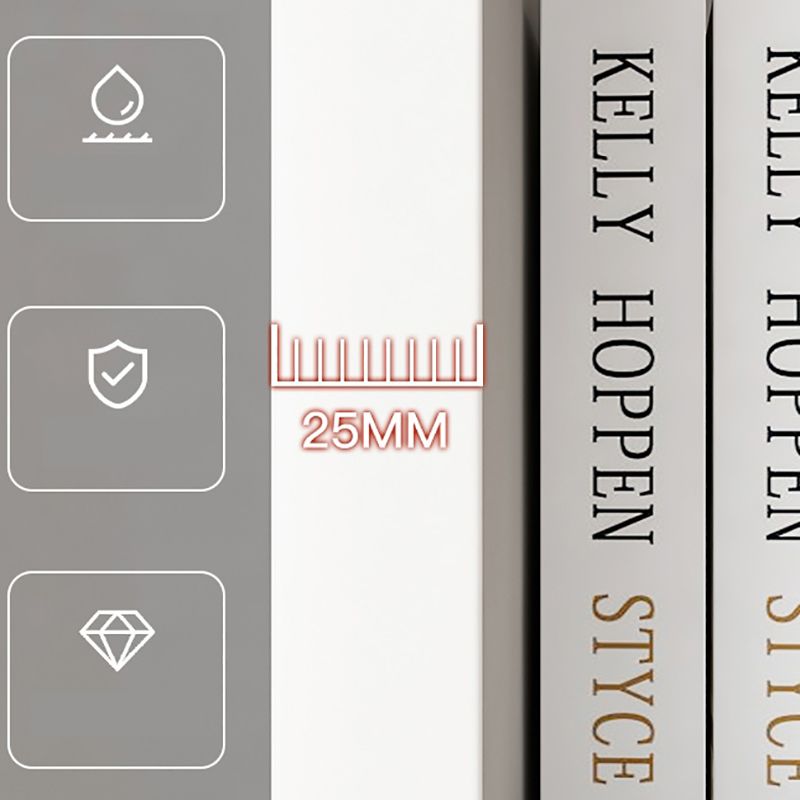 11.81" Wide Contemporary Wooden Bookshelf Cube Shelf Bookcase