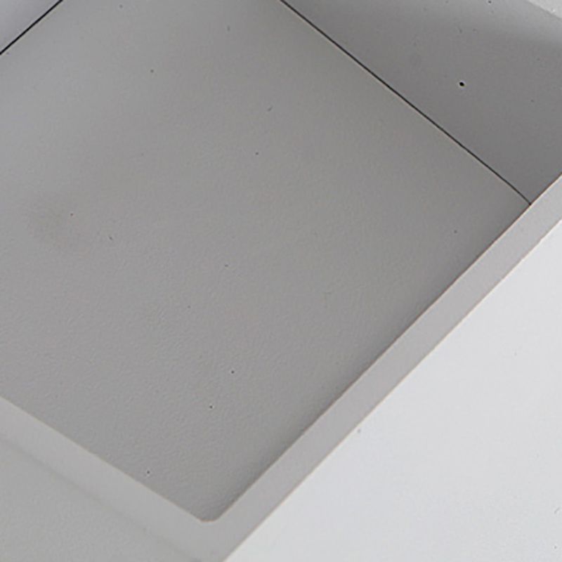 Moderner Stil Leuchte Würfel 2 Lichter Wandscheibe mit Metall für Schlafzimmer