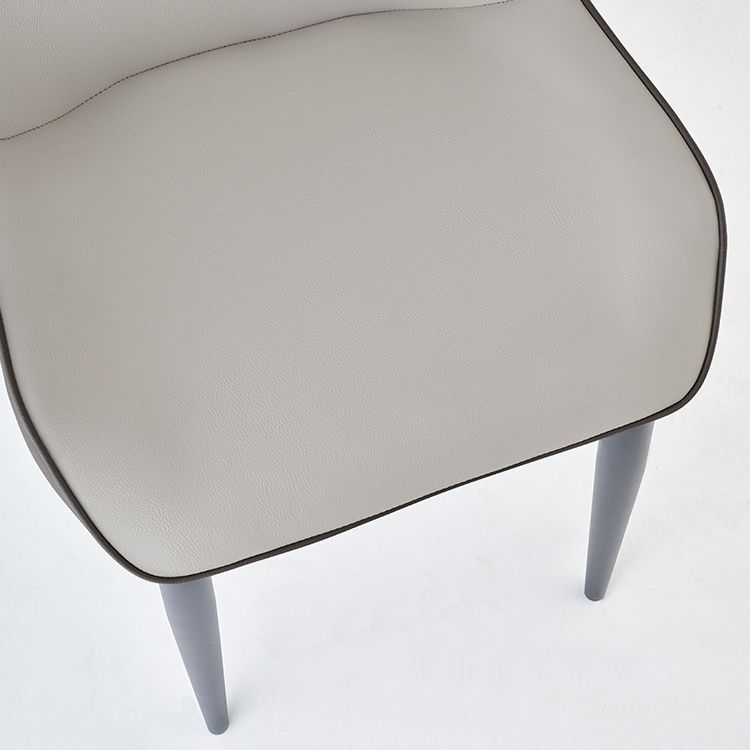 Contemporary Style Dining Room Chairs Dining Wingback Arm Chair with Metal Legs