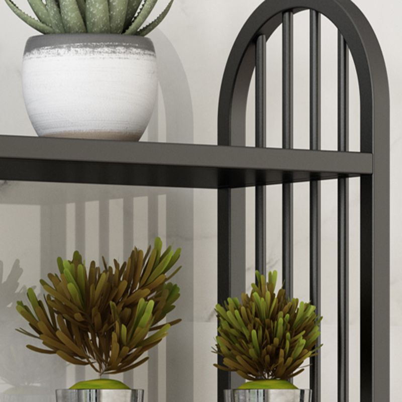 Modern Style Metal Bookshelf Vertical Open Shelf Bookcase for Home